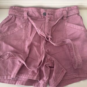 Old Navy Red/Pinkish High Waist Shorts Relaxed Fit
